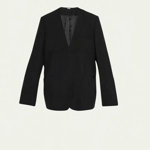 TOTEME Collarless Oversized Suit Blazer